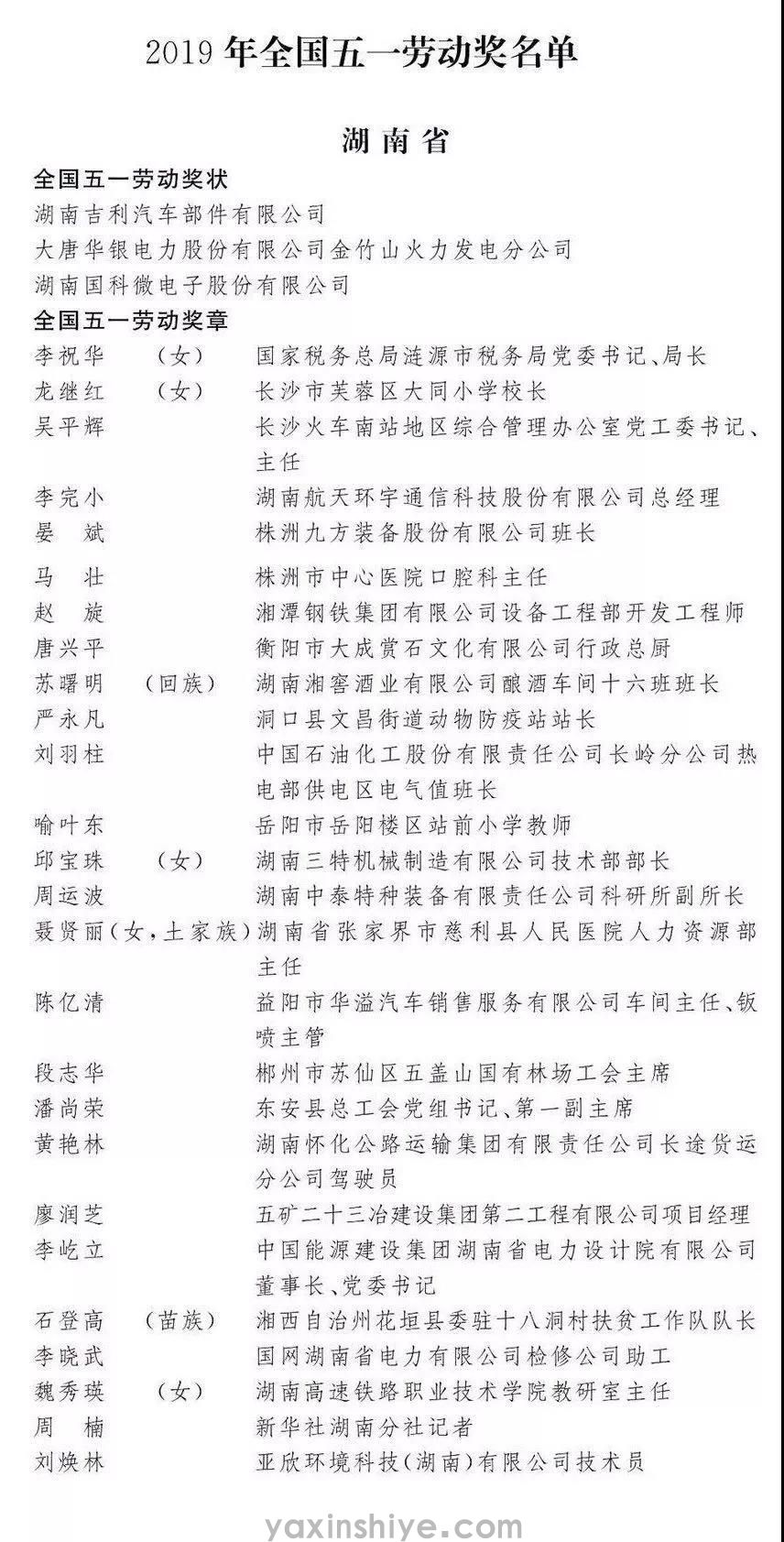 喜讯丨摇钱树娱乐刘焕林荣获“2019年全国五一劳动焦芈” (图1)